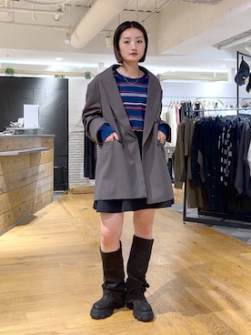 「ミニスカート」｜airiさん（レディース・162cm・20代）の秋コーディネート