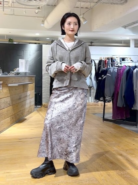 「アイテム（パーカー）」を使った、airiさん（レディース・162cm・20代）の秋コーディネート