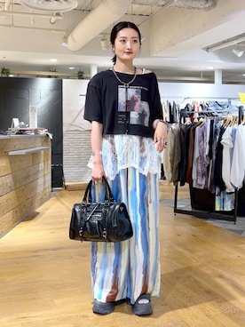 「JEANASIS（ジーナシス）のアイテム（パンツ）」を使った、airiさん（レディース・162cm）の春コーディネート