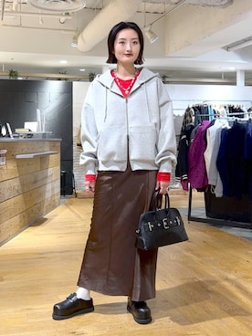 airiさん（レディース・162cm）の冬コーディネート