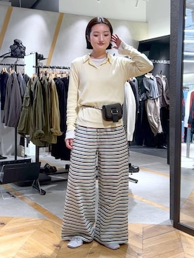 「eL（エル）のアイテム」を使った、airiさん（レディース・162cm）の秋コーディネート