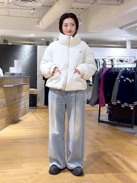 「アイテム（ブルゾン）」を使った、airiさん（レディース・162cm）の秋コーディネート