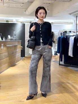 「JEANASIS（ジーナシス）のアイテム」を使った、airiさん（レディース・162cm）の秋コーディネート