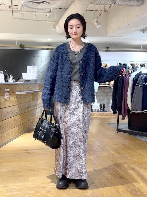 ソフトラメリブUネックLS TEE/240318