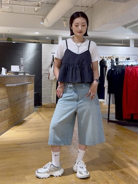 「アイテム（その他トップス）」を使った、airiさん（レディース・162cm・20代）の夏コーディネート