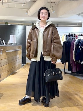 「アイテム（その他シューズ）」を使った、airiさん（レディース・162cm・20代）の冬コーディネート