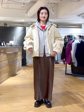 airiさん（レディース・162cm）の冬コーディネート