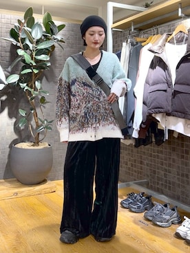 「JEANASIS（ジーナシス）のアイテム（パンツ）」を使った、airiさん（レディース・162cm）の秋コーディネート