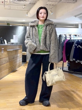 「アイテム（スウェットパンツ）」を使った、airiさん（レディース・162cm・20代）の秋コーディネート