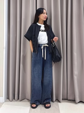 「RODE SKO（ロデスコ）のアイテム」を使った、aiさん（レディース・159cm）の夏コーディネート