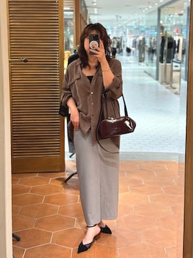 「大人カジュアルコーデ」｜「アイテム（パンプス）」を使った、rd__mutaさん（レディース・161cm）の夏コーディネート