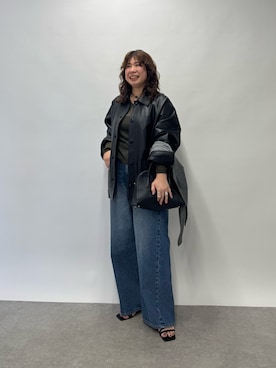 「シアートップス」｜「アイテム（その他アウター）」を使った、rd__mutaさん（レディース・161cm）の夏コーディネート