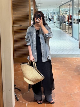 「シアーワンピース」｜rd__mutaさん（レディース・161cm）の夏コーディネート