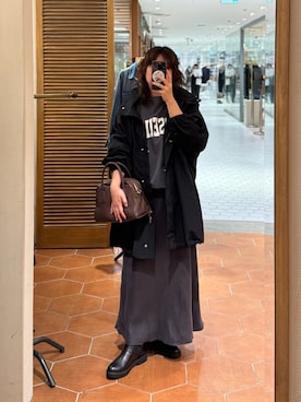 「秋のコーデ」｜「アイテム（その他アウター）」を使った、rd__mutaさん（レディース・161cm）の秋コーディネート