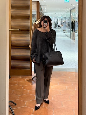 「RIVE DROITE（リヴドロワ）のアイテム（パンプス）」を使った、rd__mutaさん（骨格ストレート・レディース・161cm）の秋コーディネート