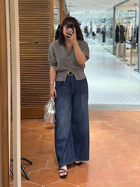 「アイテム（パーカー）」を使った、rd__mutaさん（骨格ストレート・レディース・161cm）の夏コーディネート