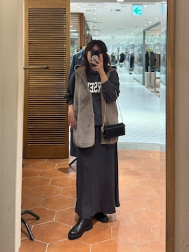 「秋のコーデ」｜「アイテム（その他アウター）」を使った、rd__mutaさん（レディース・161cm）の秋コーディネート