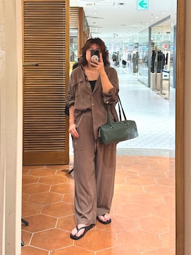 「大人カジュアルコーデ」｜「アイテム（アクセサリー）」を使った、rd__mutaさん（レディース・161cm）の夏コーディネート
