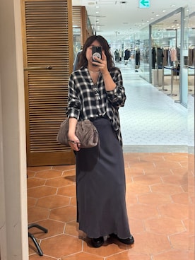 「アイテム（アクセサリー）」を使った、rd__mutaさん（レディース・161cm）の秋コーディネート