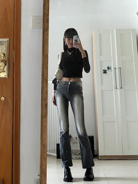 「asos（エイソス）のアイテム（トップス）」を使った、ケイラ Kayla🐻‍❄️さん（レディース・175cm）の春コーディネート