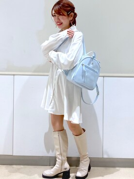 「GRL（グレイル）のアイテム（ワンピース/ドレス）」を使った、yosshiii0725さん（レディース・154cm）の春コーディネート