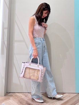 「& chouette（アンドシュエット）のアイテム（ハンドバッグ）」を使った、yosshiii0725さん（レディース・154cm）の秋コーディネート