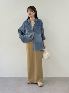「PUAL CE CIN（ピュアルセシン）のアイテム」を使った、chiii0218さん（レディース・157cm）の夏コーディネート