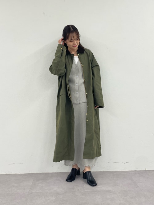 PUALCECIN ピュアルセシン ステンカラーコート　秋服 高密度ツイルステンカラーコート | PUAL CE CIN(ピュアルセシン