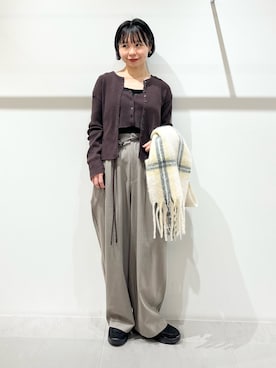 asanoさん（レディース・157cm）の冬コーディネート