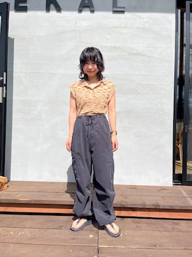 asanoさん（レディース・157cm）の夏コーディネート