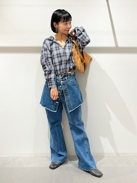 「KBF（ケイビーエフ）のアイテム」を使った、asanoさん（レディース・157cm）の夏コーディネート