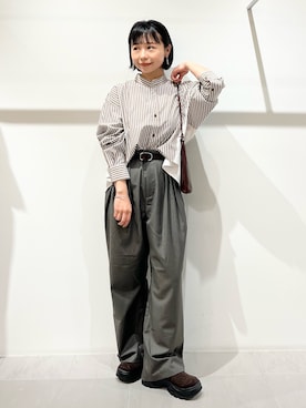 「KBF（ケイビーエフ）のアイテム（イヤリング）」を使った、asanoさん（レディース・157cm）の夏コーディネート