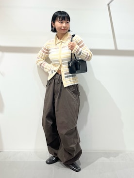 「アイテム（イヤリング）」を使った、asanoさん（レディース・157cm）の夏コーディネート