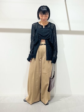 「アイテム（その他シューズ）」を使った、asanoさん（レディース・157cm）の秋コーディネート