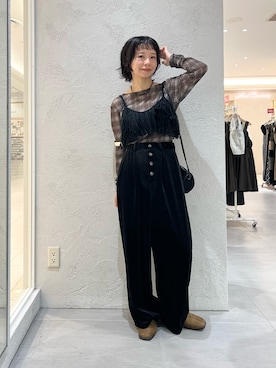 「KBF（ケイビーエフ）のアイテム（アクセサリー）」を使った、asanoさん（レディース・157cm）の夏コーディネート