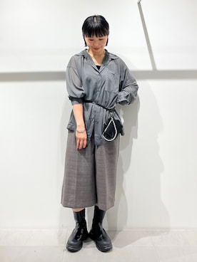 「アイテム（財布）」を使った、asanoさん（レディース・157cm）の秋コーディネート