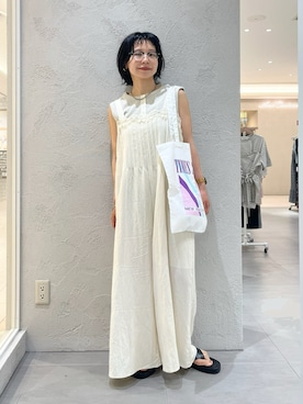 「KBF（ケイビーエフ）のアイテム（アクセサリー）」を使った、asanoさん（レディース・157cm）の夏コーディネート
