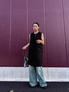 「MM6 Maison Margiela（ｴﾑｴﾑｼｯｸｽ ﾒｿﾞﾝ ﾏﾙｼﾞｪﾗ）のアイテム（ワンピース/ドレス）」を使った、zoooeeeyさん（レディース・160cm）の夏コーディネート