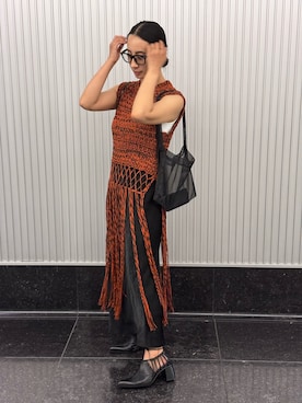 美品★ MEDI MELANGE TASSEL KNIT TOP MEDI MELANGE TASSEL KNIT TOP AMERI - メルカリ
