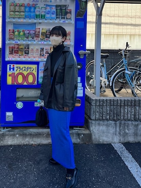 「select MOCA（セレクトモカ）のアイテム（その他アウター）」を使った、zoooeeeyさん（レディース・160cm）の秋コーディネート