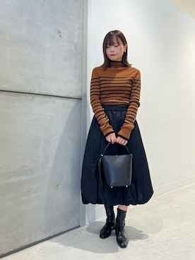 「URBAN RESEARCH（アーバンリサーチ）のアイテム」を使った、miiihoさん（レディース・151cm）の秋コーディネート