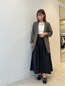 「アイテム（その他アウター）」を使った、miiihoさん（レディース・151cm）の秋コーディネート