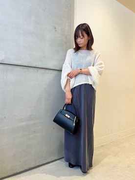 「アイテム（ハンドバッグ）」を使った、miiihoさん（レディース・151cm）の秋コーディネート