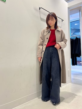 「アイテム（テーラードジャケット）」を使った、miiihoさん（レディース・152cm）の秋コーディネート