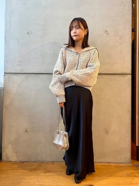 「スカートコーデ」｜miiihoさん（レディース・151cm）の冬コーディネート