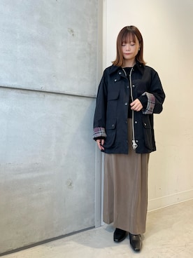 「アイテム（その他アウター）」を使った、miiihoさん（レディース・151cm）の秋コーディネート