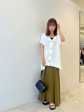 「ITTI（イッチ）のアイテム」を使った、miiihoさん（レディース・151cm）の夏コーディネート