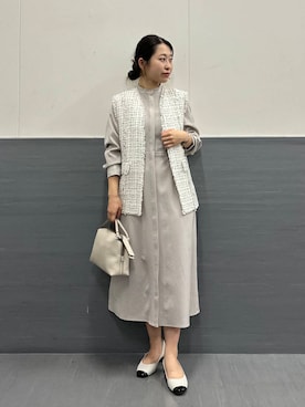 「URBAN RESEARCH ROSSO（アーバンリサーチロッソ）のGIANNI CHIARINI　ALIFA（ハンドバッグ）」を使った、takaokaさん（レディース・158cm）の秋コーディネート