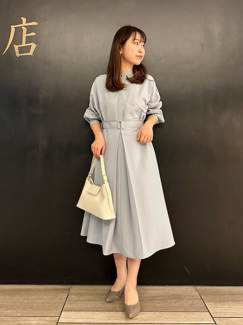 【美品】URBAN RESEACH ROSSOウエストベルトドルマンワンピース セール】ウエストベルトドルマンワンピース（ワンピース