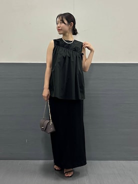「アイテム（その他ヘアアクセサリー）」を使った、takaokaさん（レディース・158cm）の夏コーディネート